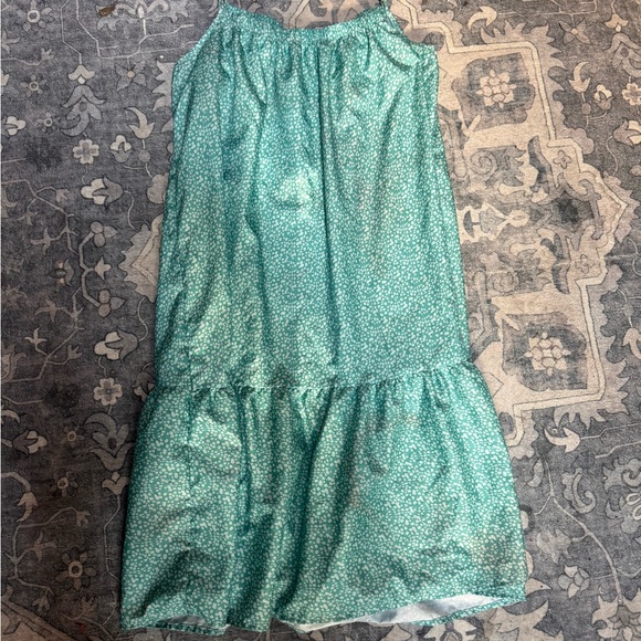 Floral Green Summer Dress - Picture 7 of 8